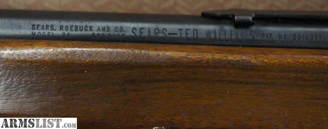 ted williams rifle serial number